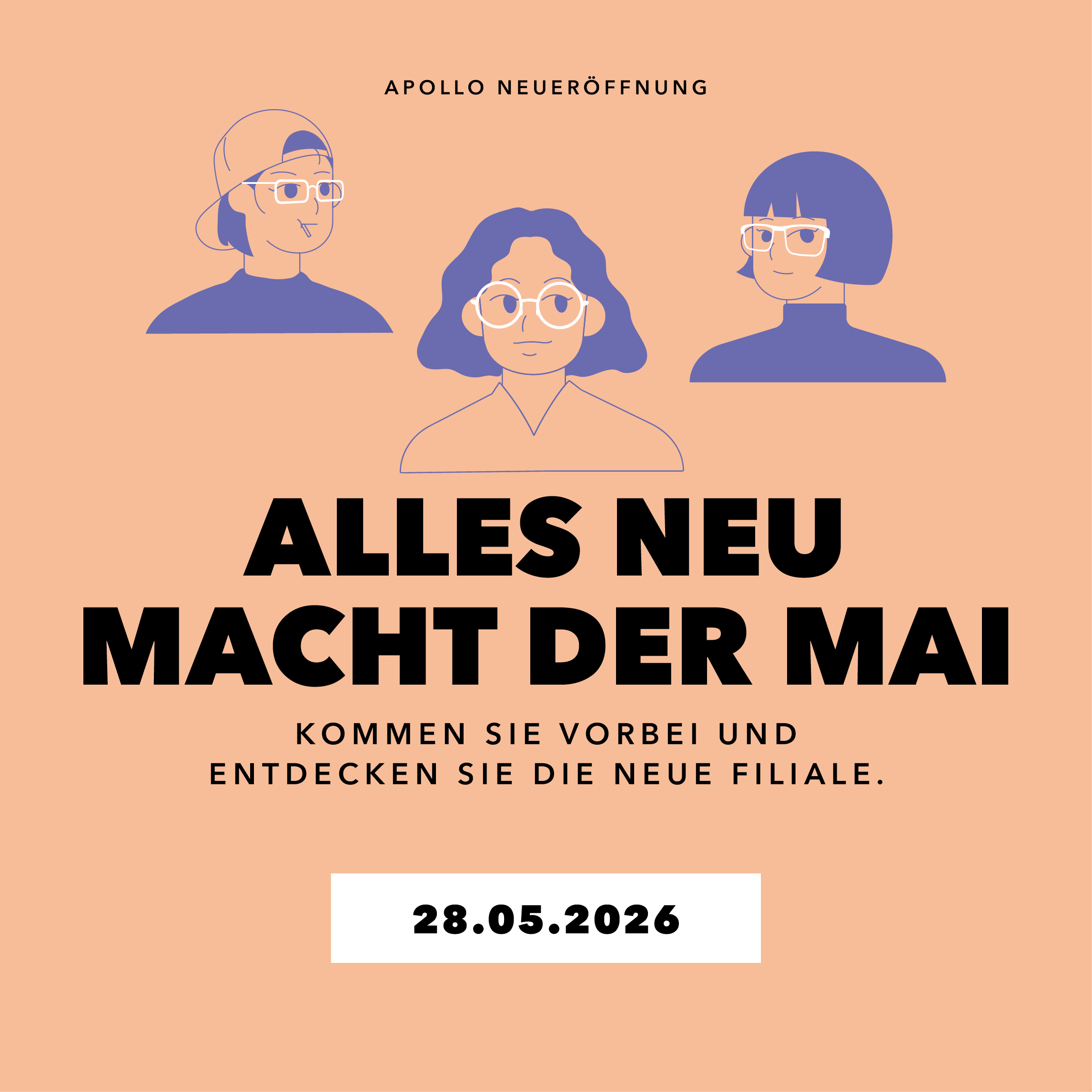 Apollo Optik Neueröffnung Forum Steglitz 28. Mai 2026